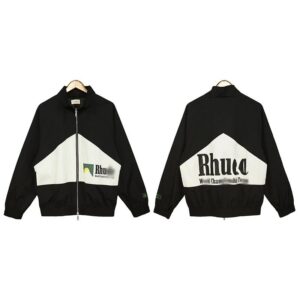 rhude colorblock jacket multicolor