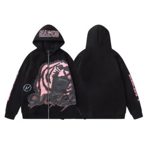 jordan 2024 a/w t.s collaboration graffiti reverse hook fleece lined hoodie jacket multiple colors