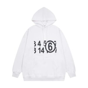 ​​maison margiela unisex french terry hoodie​