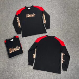 rhude camo colorblock sweatshirt multicolor