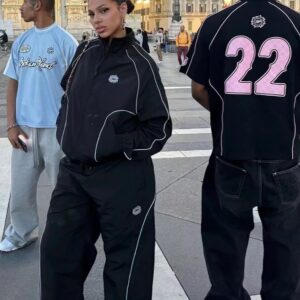 bp reflective stripe joggers black