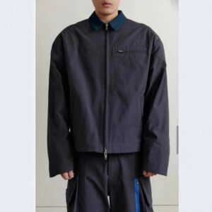 fararchive nylon utility jacket dark gray