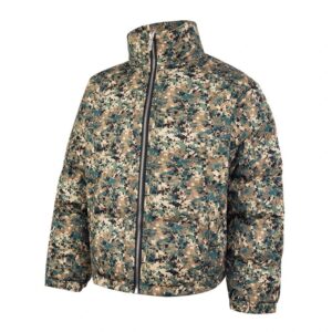 thugclub camo puffer jacket, multicolor