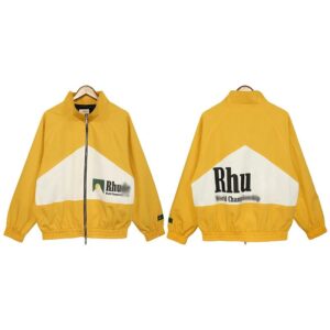 rhude colorblock jacket multicolor