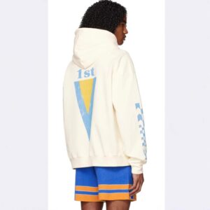 rhude racing printed hoodie multicolor