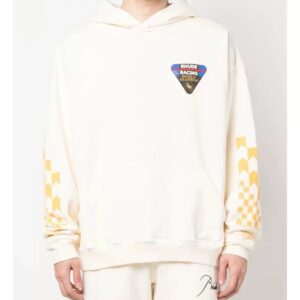 rhude triangle print hoodie multicolor