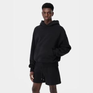 amiri embroidered hoodie black