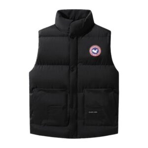 canada goose style vest multi color