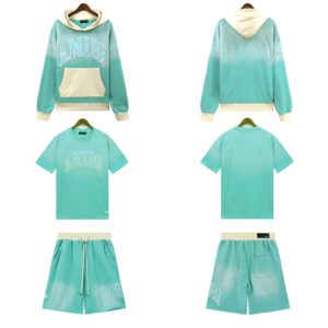 amiri tie dye patchwork hoodie multicolor