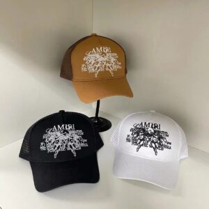 amiri embroidered baseball cap multicolor