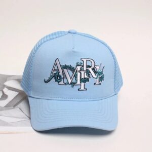 amiri embroidery cap multicolor