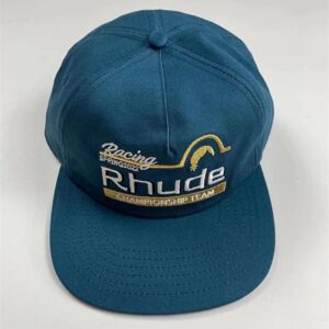 rhude letter baseball cap multicolor