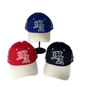 amiri colorblock embroidered cap multicolor