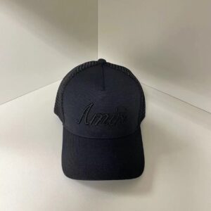 amiri embroidered baseball cap black