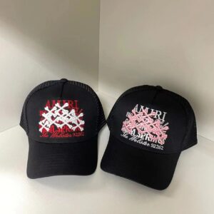 amiri embroidered baseball cap multicolor