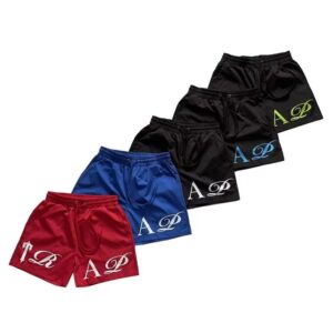 trapstar logo shorts multicolor