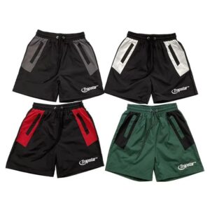 trapstar logo shorts multicolor