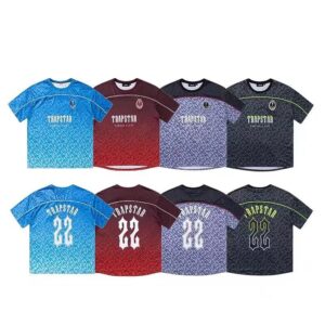 trapstar gradient mesh tee multicolor