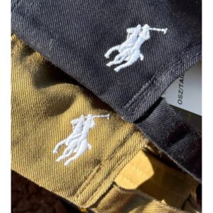 ralph lauren embroidered strap cap multicolor