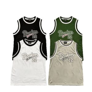 broken planet mesh jersey multi colored