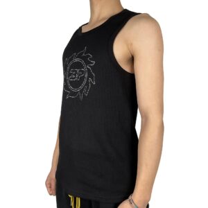 bp letter embroidered camo tank green