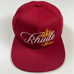 rhude letter baseball cap multicolor