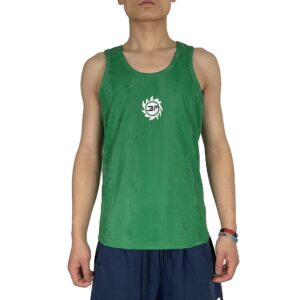 bp letter embroidered camo tank green
