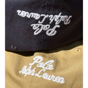 ralph lauren embroidered strap cap multicolor