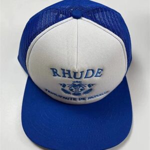 rhude embroidered logo cap multicolor