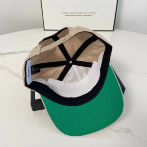 rhude embroidered baseball cap beige