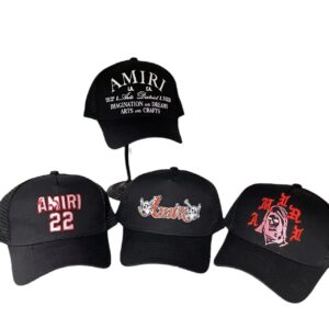 amiri embroidered baseball cap multicolor