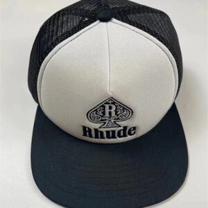 rhude embroidered logo cap multicolor