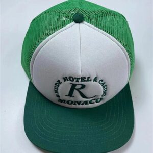 rhude embroidered logo cap multicolor