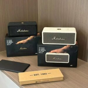 marshall emberton iii bluetooth speaker black white