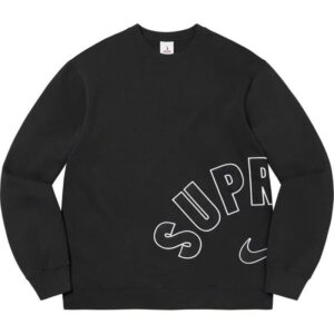 supreme big logo jacquard hoodie multicolor