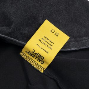 gallery dept washed sleeveless tee black