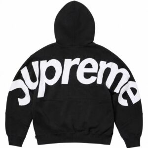 supreme big logo jacquard hoodie multicolor