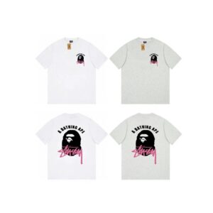 stussy graphic logo tee multicolor