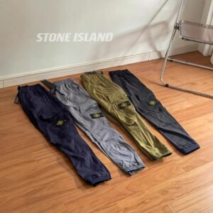 ​sto stone unisex cargo pants, outdoor tapered trousers with compass cross badge for casual wear