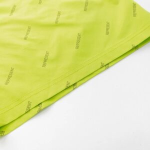 represent logo print shorts multicolor