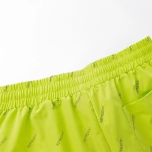 represent logo print shorts multicolor