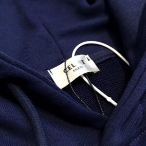 cel navy blue anchor hoodie