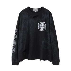 sssaint louis cross star graffiti tee black/white