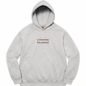 supreme big logo jacquard hoodie multicolor