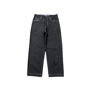 adwysd washed denim pants multi color