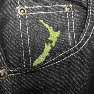 adwysd washed denim pants multi color