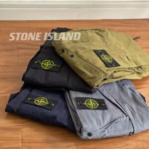 ​sto stone unisex cargo pants, outdoor tapered trousers with compass cross badge for casual wear