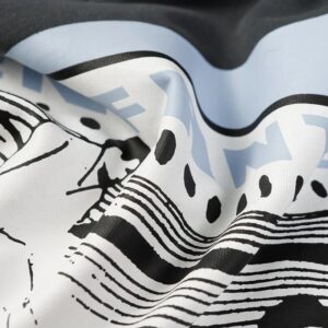 erd gradient print grey hoodie