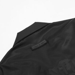 fear of god coach jacket black