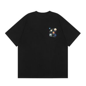 assc galaxy print tee multicolor
